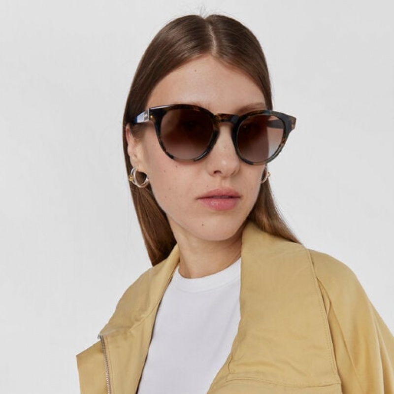 Tous Round Mesh Sonnenbrille Blau | Österreich-LNRPTO795