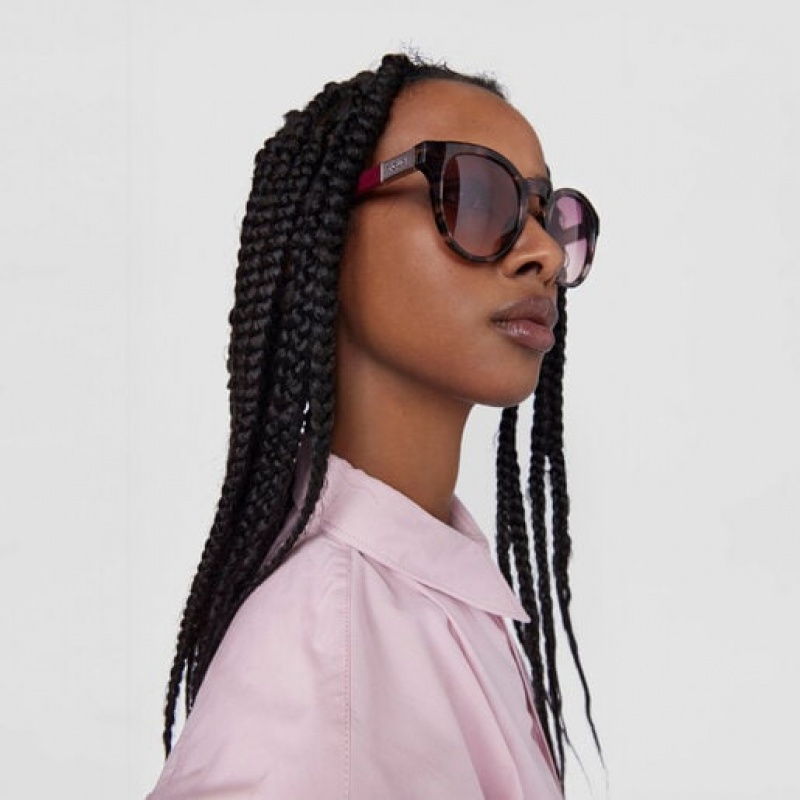 Tous Round Mesh Sonnenbrille Bordeaux | Österreich-BOHMGC275