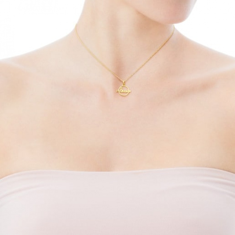 Tous San Valentin With Diamond Halskette Gold | Österreich-KXWHJE691