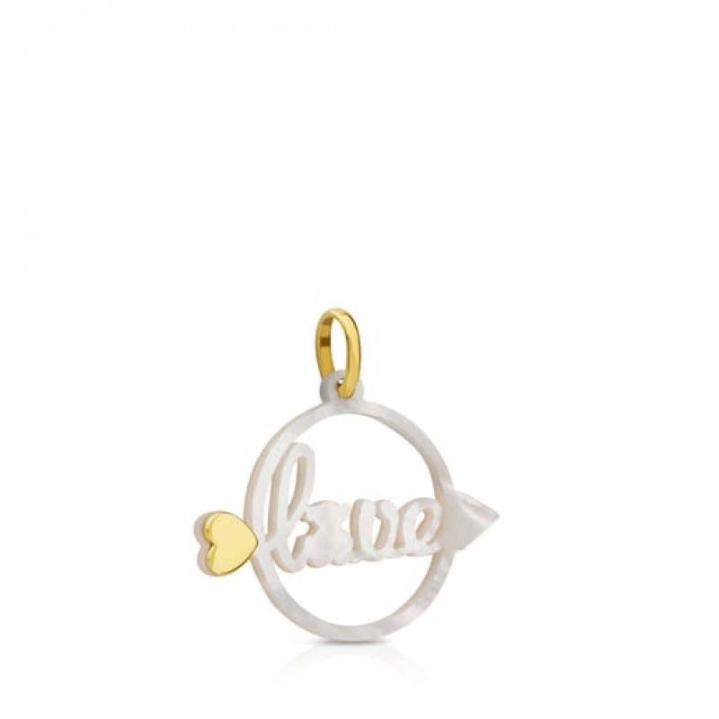 Tous San Valentin With Mother-of-pearl Anhänger Gold | Österreich-WIZUVL940