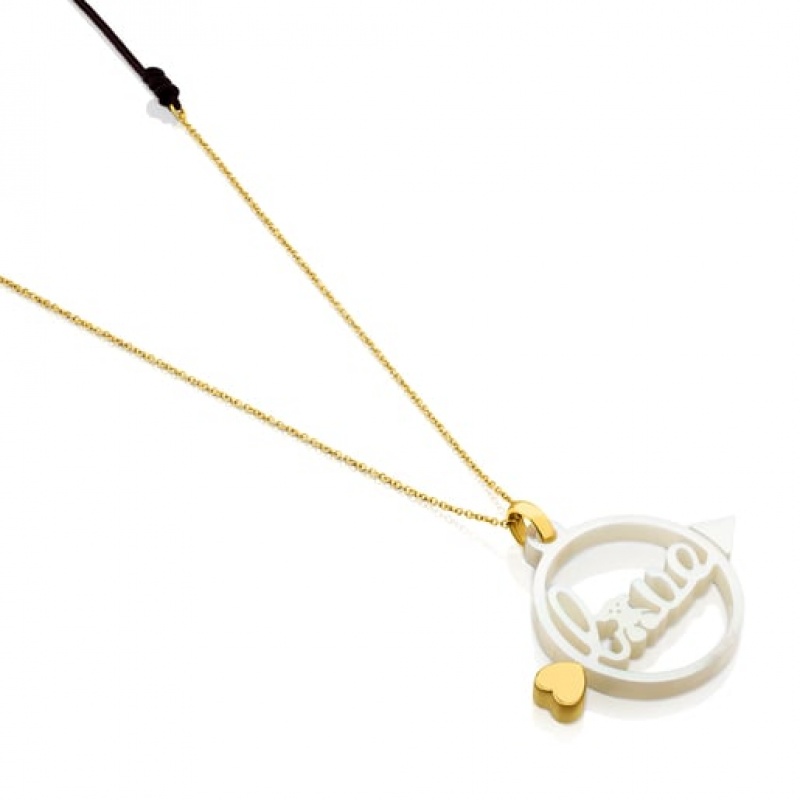 Tous San Valentin With Mother-of-pearl Halskette Gold | Österreich-GBQAEH923