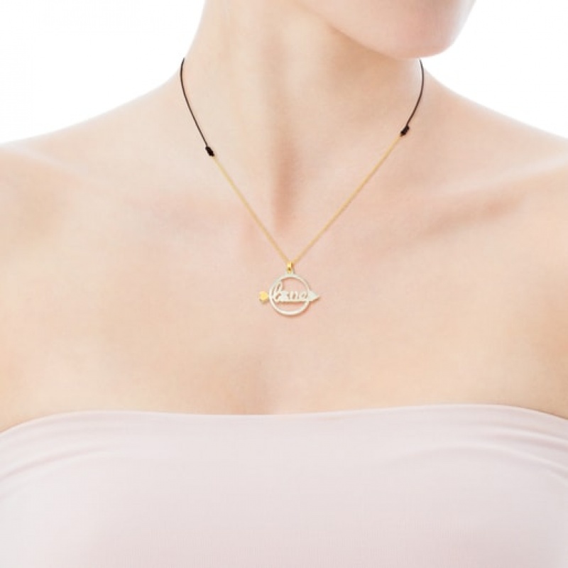 Tous San Valentin With Mother-of-pearl Halskette Gold | Österreich-GBQAEH923