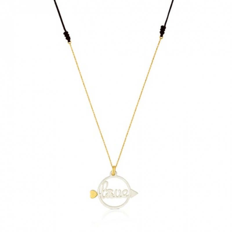 Tous San Valentin With Mother-of-pearl Halskette Gold | Österreich-GBQAEH923