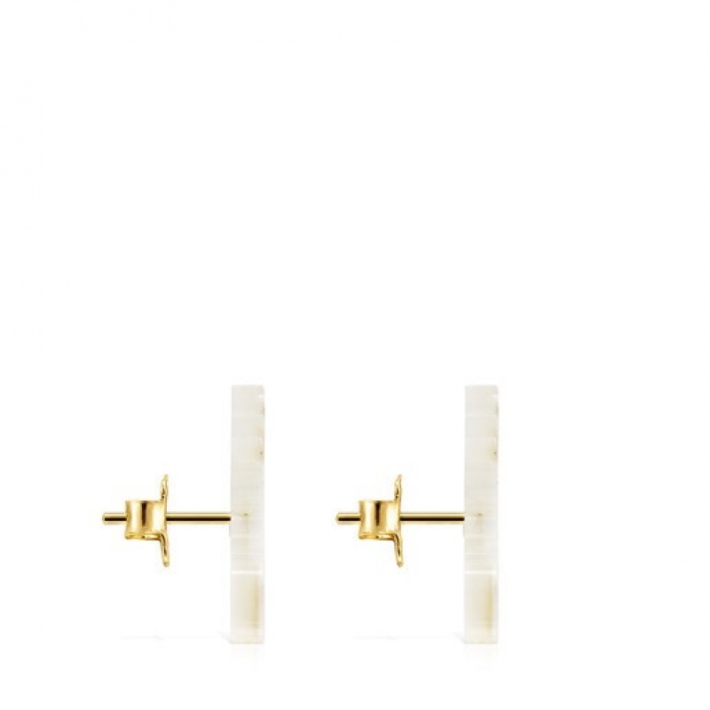 Tous San Valentín Arrow With Mother-of-pearl Ohrringe Gold | Österreich-CYHPJU591