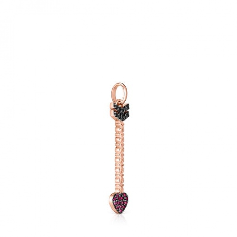 Tous San Valentín Arrow With Ruby Anhänger Rosa Gold | Österreich-CIHXNM642