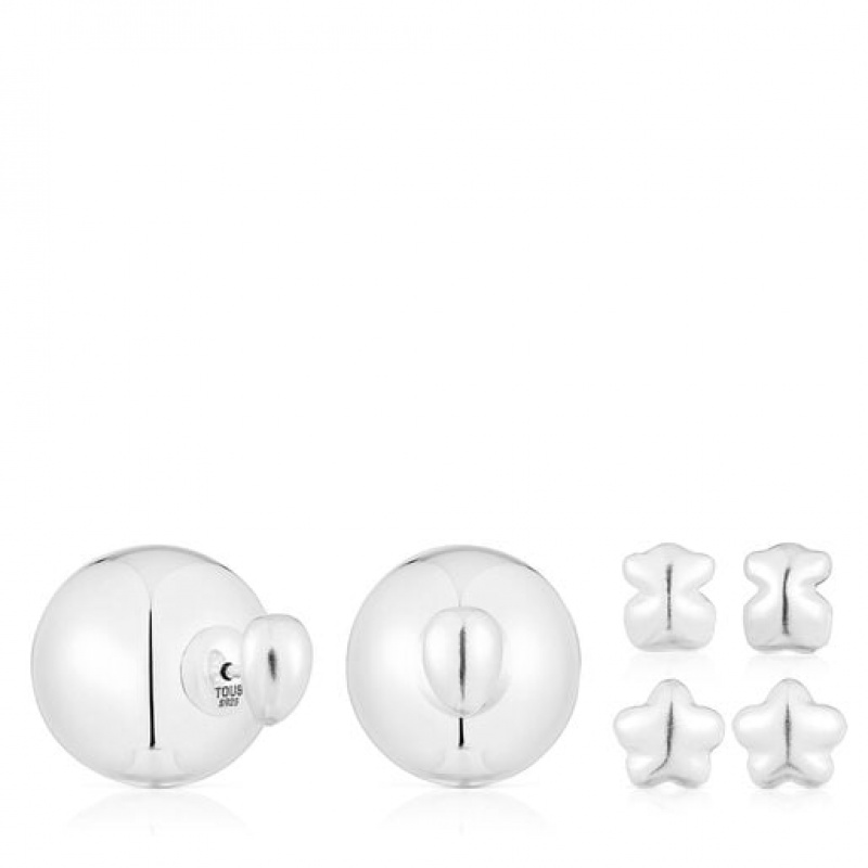 Tous Set Of Motif Balloon Ohrringe Silber | Österreich-JTMZDF841