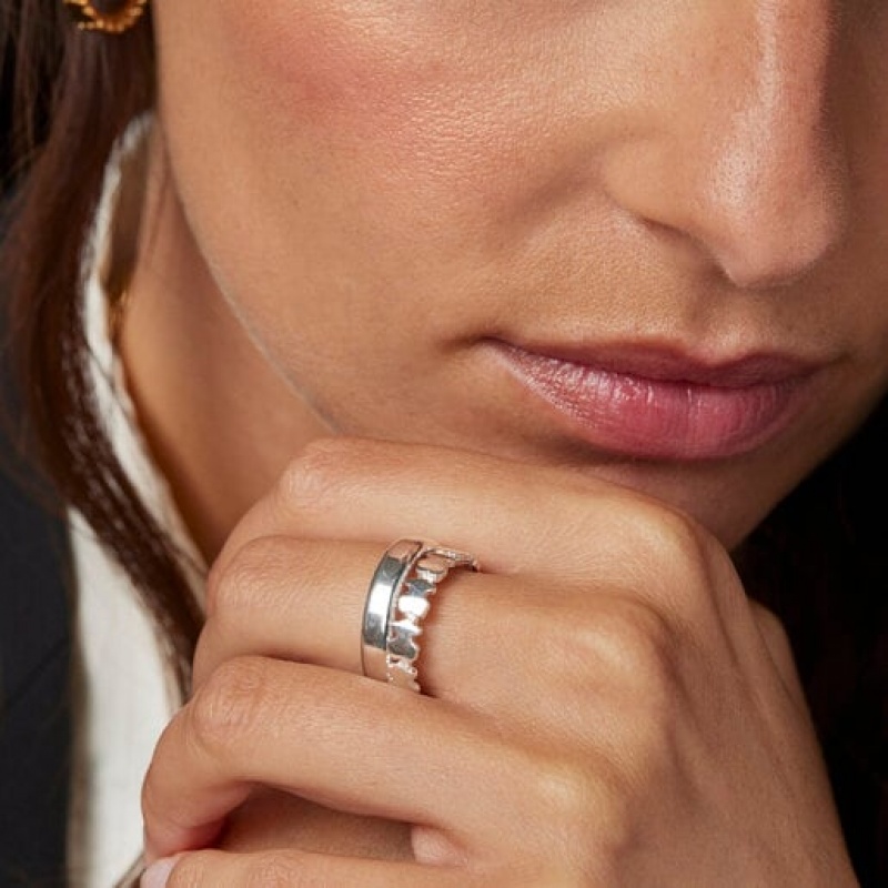 Tous Set Of Straights Ring Silber | Österreich-VLCEUO486