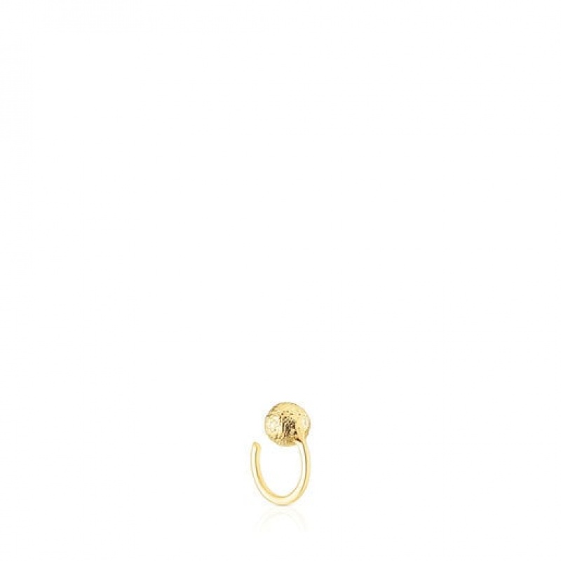 Tous Single Hoop Sylvan Ohrringe Gold | Österreich-KCYVRQ374