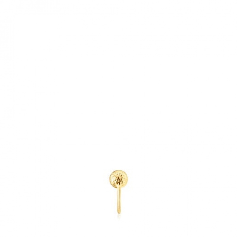 Tous Single Hoop Sylvan Ohrringe Gold | Österreich-KCYVRQ374
