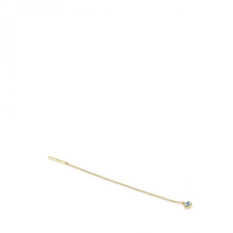Tous Single With Topaz Cool Joy Ohrringe Gold | Österreich-FYTZAK592