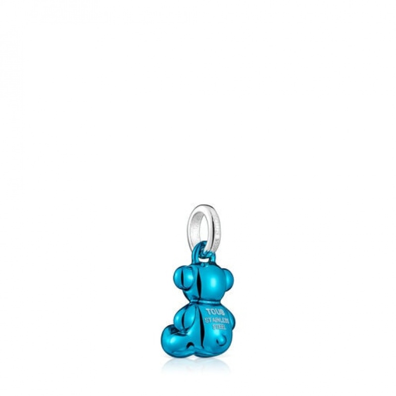 Tous Small Bold Bear Steel Anhänger Blau | Österreich-RUMONC409