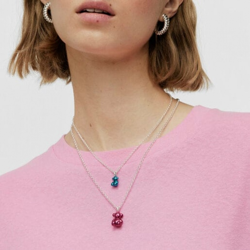 Tous Small Bold Bear Steel Anhänger Blau | Österreich-RUMONC409