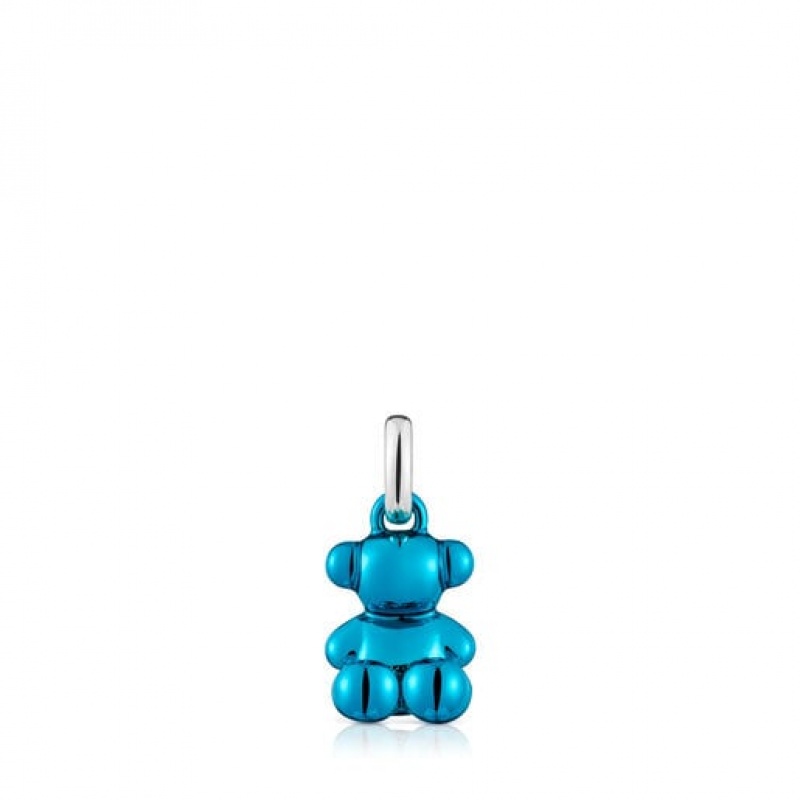 Tous Small Bold Bear Steel Anhänger Blau | Österreich-RUMONC409