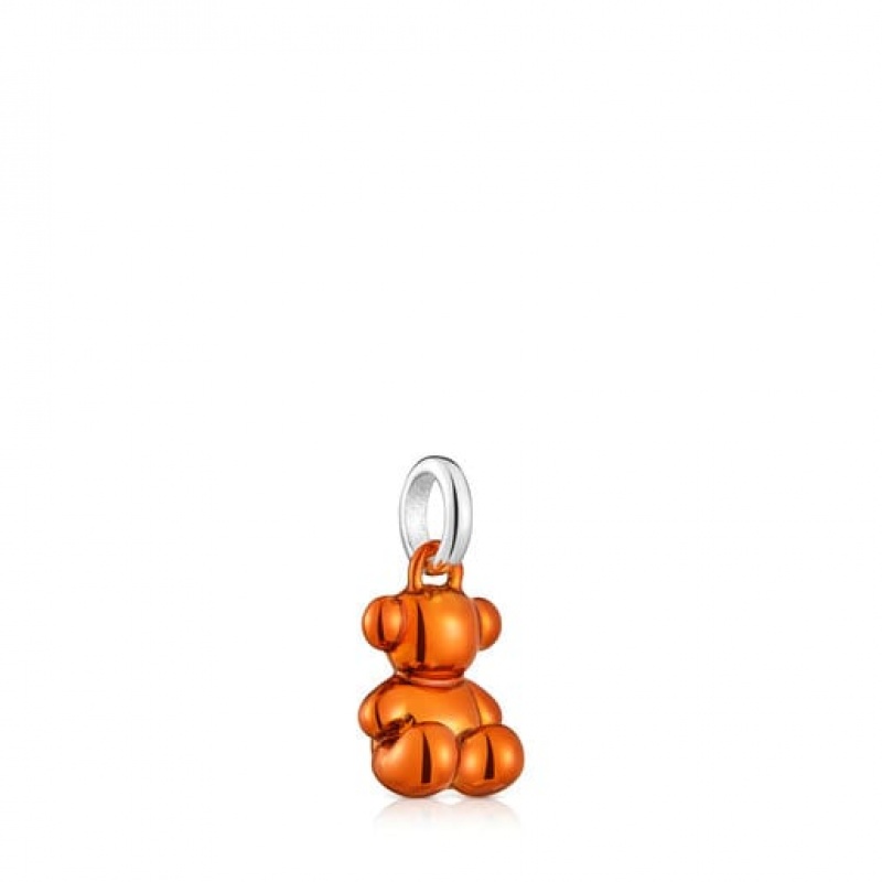Tous Small Bold Bear Steel Anhänger Orange | Österreich-CFAOEX842