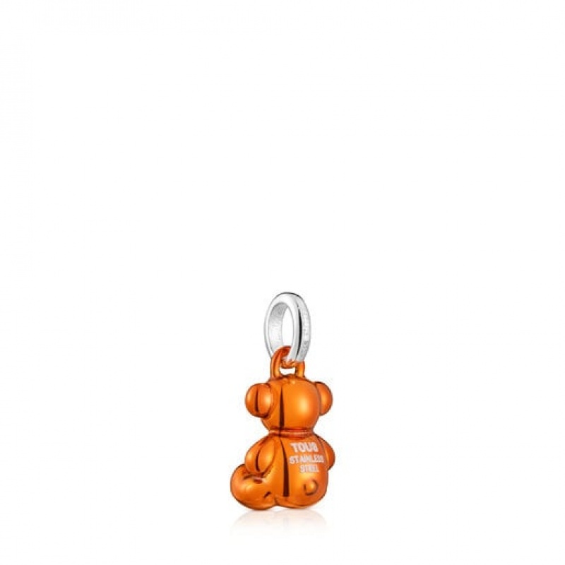 Tous Small Bold Bear Steel Anhänger Orange | Österreich-CFAOEX842
