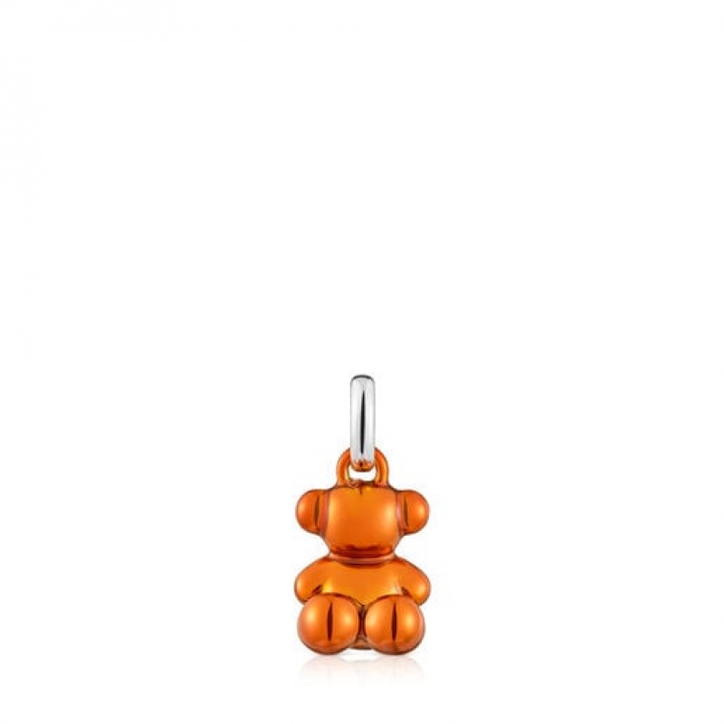 Tous Small Bold Bear Steel Anhänger Orange | Österreich-CFAOEX842