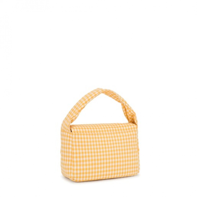Tous Small Carol Vichy Umhängetasche Gelb | Österreich-QBCIDX607