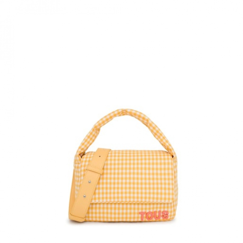 Tous Small Carol Vichy Umhängetasche Gelb | Österreich-QBCIDX607