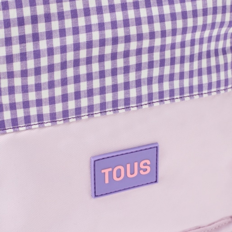 Tous Small Carol Vichy Umhängetasche Lila | Österreich-ODFXQM604