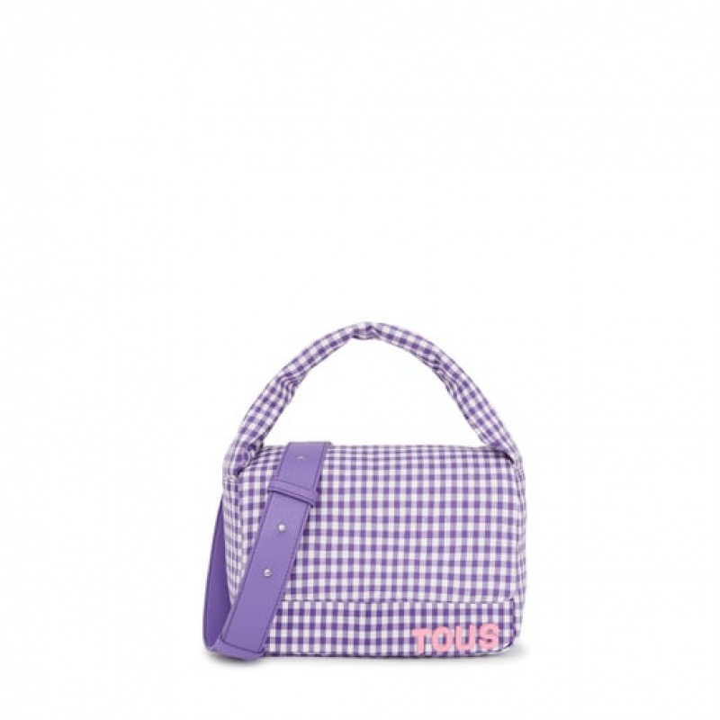 Tous Small Carol Vichy Umhängetasche Lila | Österreich-ODFXQM604