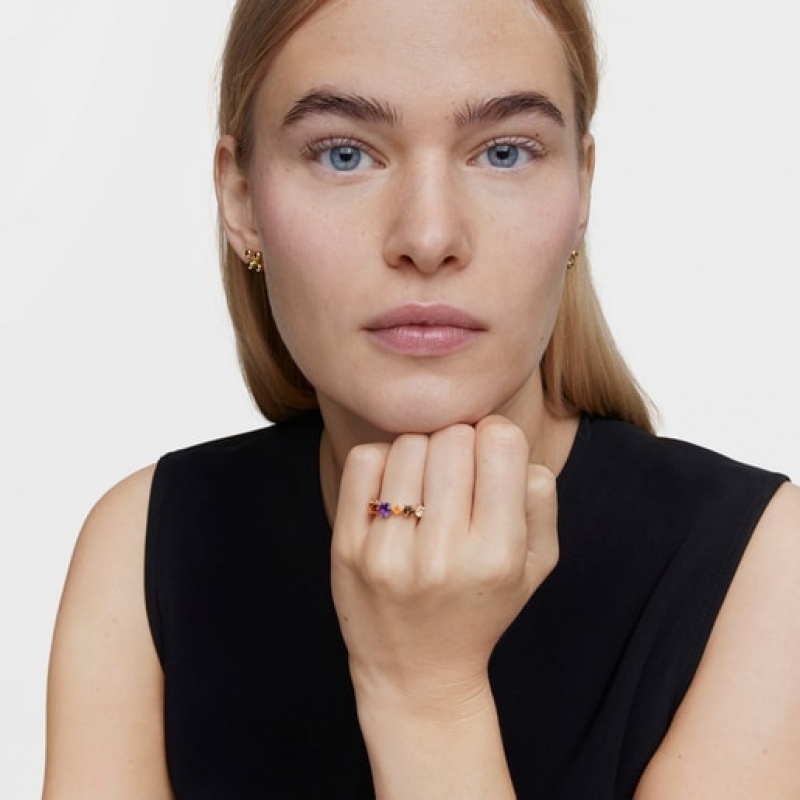 Tous Small Gemstones Sugar Party Ring Gold | Österreich-CONSBR749