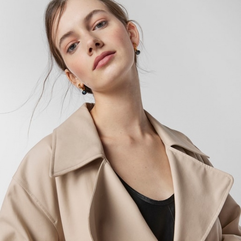 Tous Small Hav Hoop With Gray Pearl Ohrringe Gold | Österreich-PXARZG137