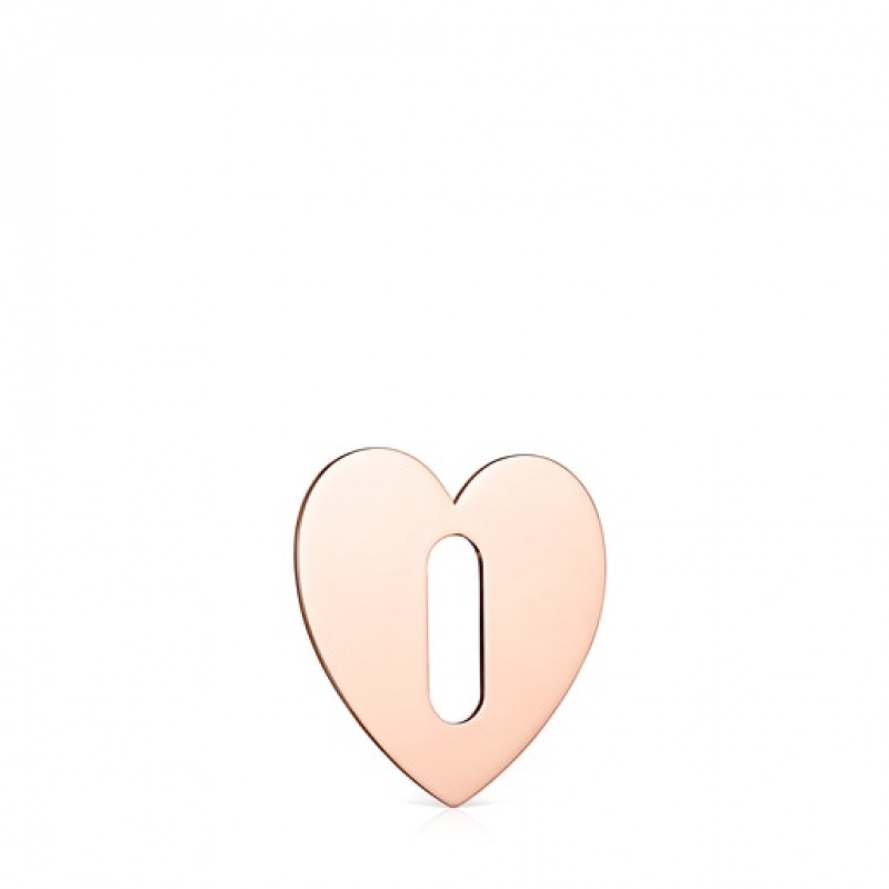 Tous Small Hold Metal Heart Anhänger Rosa Gold | Österreich-UJWRFI950