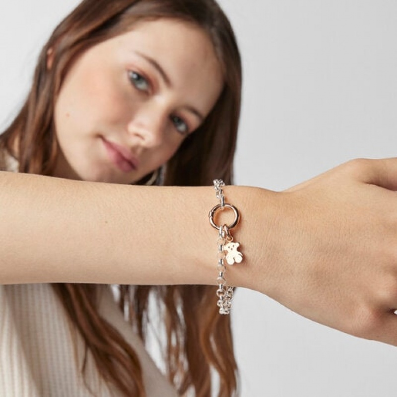 Tous Small Hold Ring Rosa Gold | Österreich-WXFBCR034