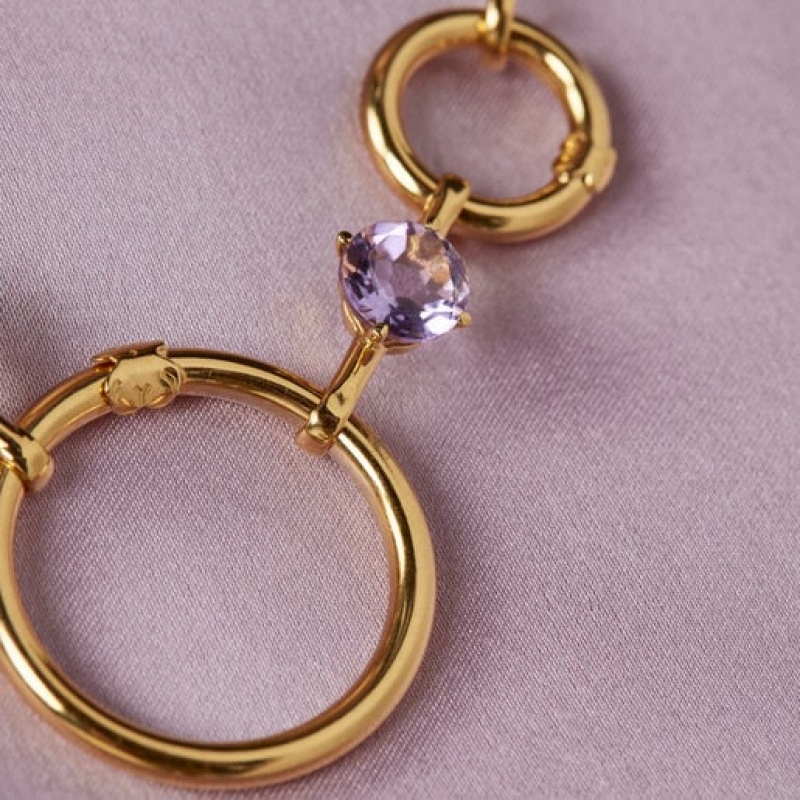 Tous Small Hold With Amethyst Anhänger Gold | Österreich-WENOZY156