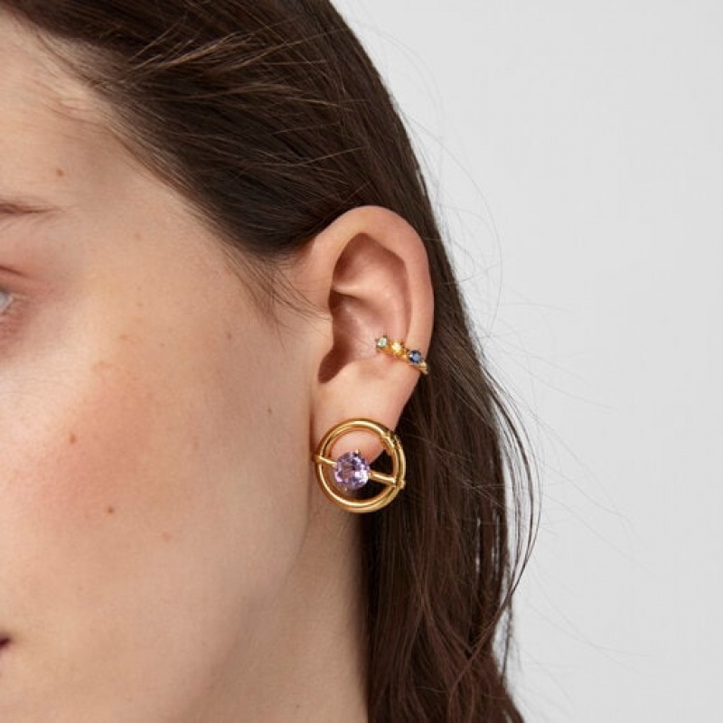 Tous Small Hold With Amethyst Anhänger Gold | Österreich-WENOZY156