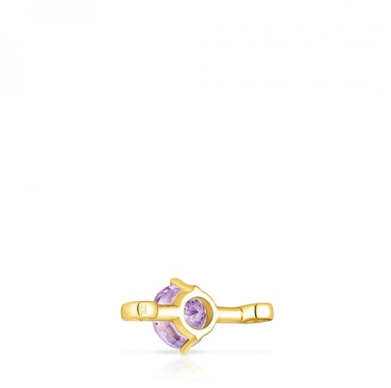 Tous Small Hold With Amethyst Anhänger Gold | Österreich-WENOZY156