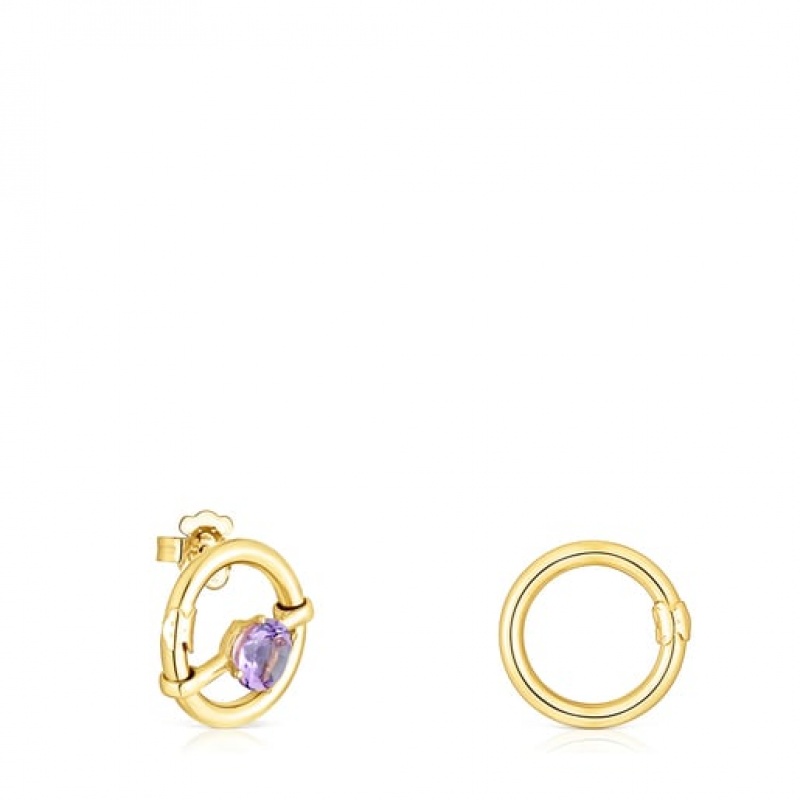 Tous Small Hold With Amethyst Anhänger Gold | Österreich-WENOZY156