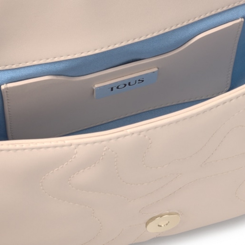 Tous Small Kaos Dream With Flap Umhängetasche Beige | Österreich-LFKPIC829