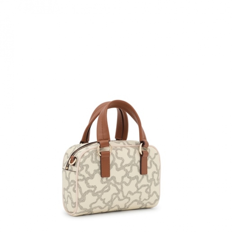 Tous Small Kaos Icon Reisetasche Beige | Österreich-YUHXLC398