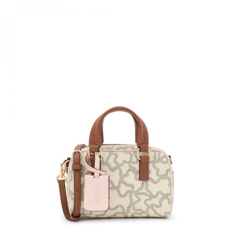 Tous Small Kaos Icon Reisetasche Beige | Österreich-YUHXLC398