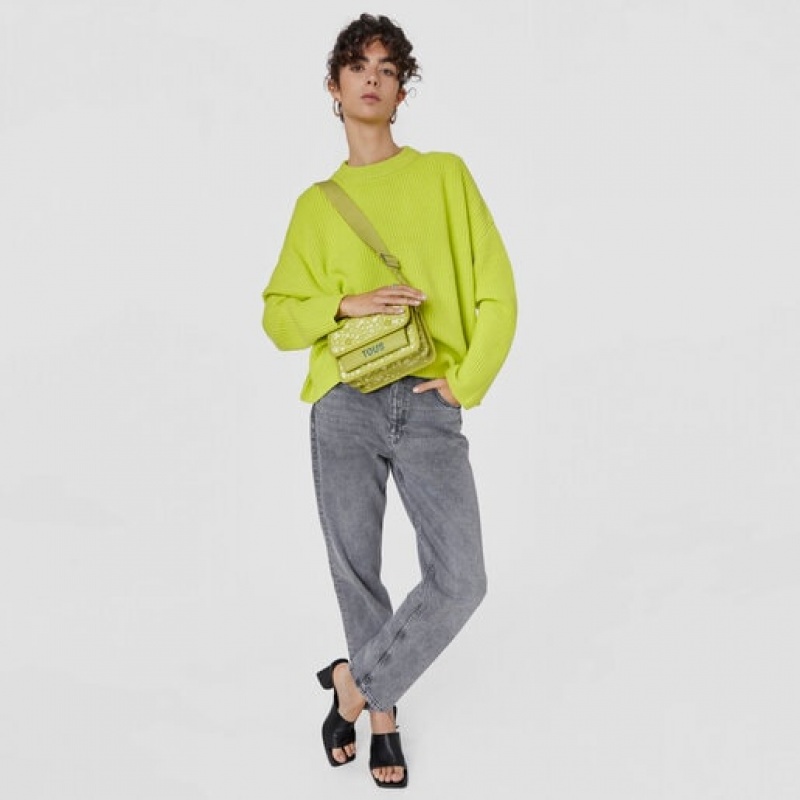 Tous Small Kaos Mini Evolution Audree Umhängetasche Hellgrün | Österreich-GCIZQH079