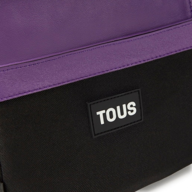 Tous Small Leder Bold Bear Umhängetasche Lila | Österreich-NPZBWE175