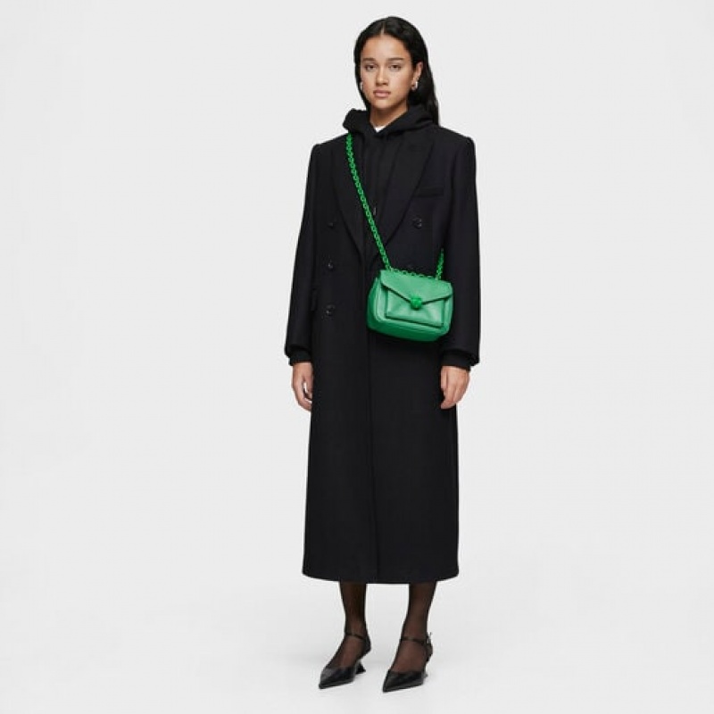 Tous Small Leder Bold Bear Umhängetasche Grün | Österreich-GVMLZY230