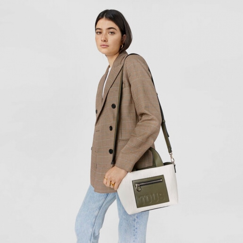 Tous Small Nanda Tragetasche Khaki | Österreich-PTVARG036