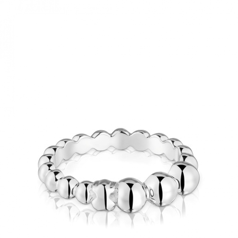 Tous Small Sugar Party Ring Silber | Österreich-MLKVPE179