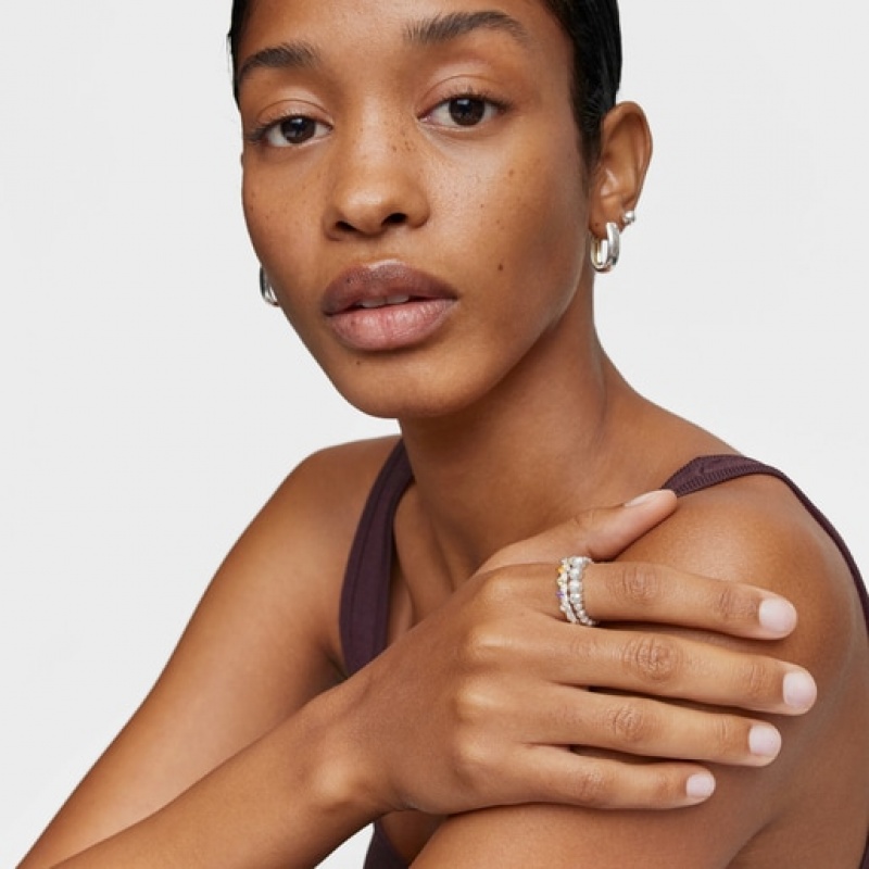 Tous Small Two-tone Gemstones Sugar Party Ring Silber | Österreich-BSHMRK163