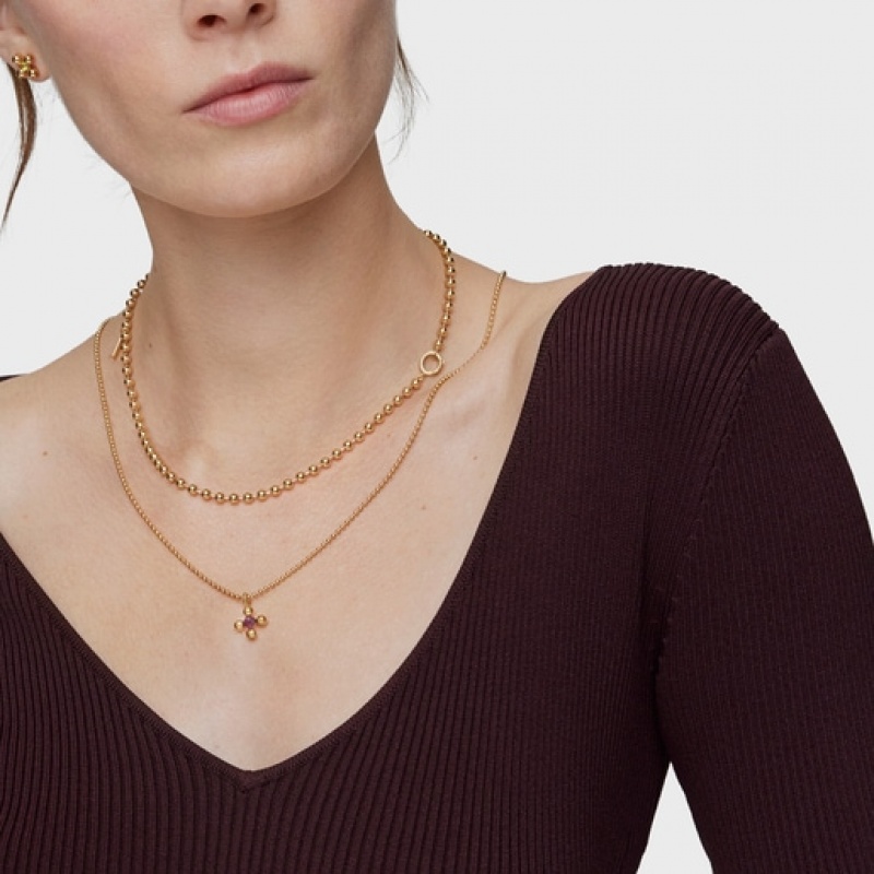 Tous Small With Amethyst Sugar Party Anhänger Gold | Österreich-ZOAEDM805