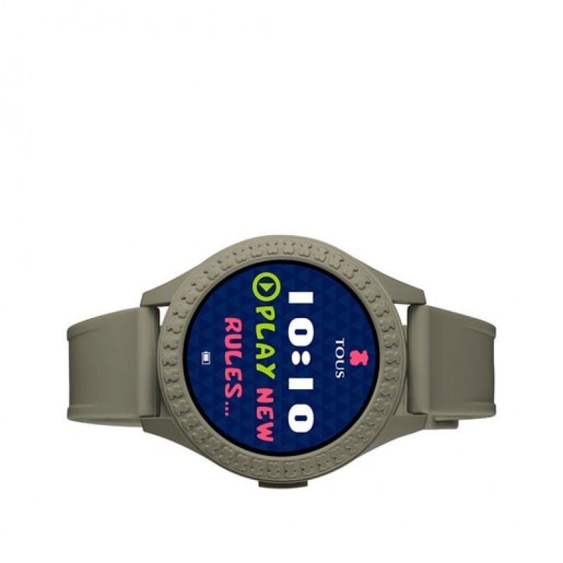 Tous Smarteen Connect With Silikon Riemen Uhren Olivgrün | Österreich-CJTZLS362