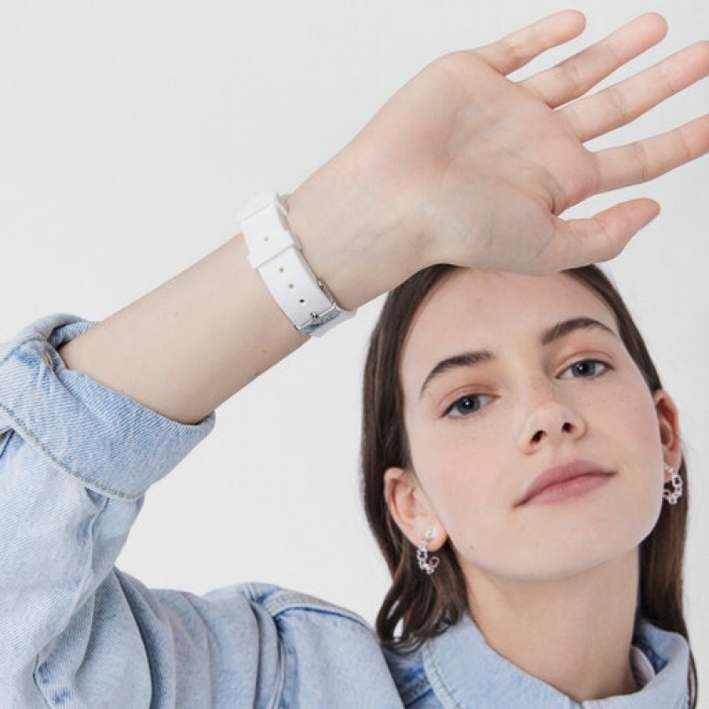 Tous Smarteen Connect With Silikon Riemen Uhren Weiß | Österreich-PRHTQI795