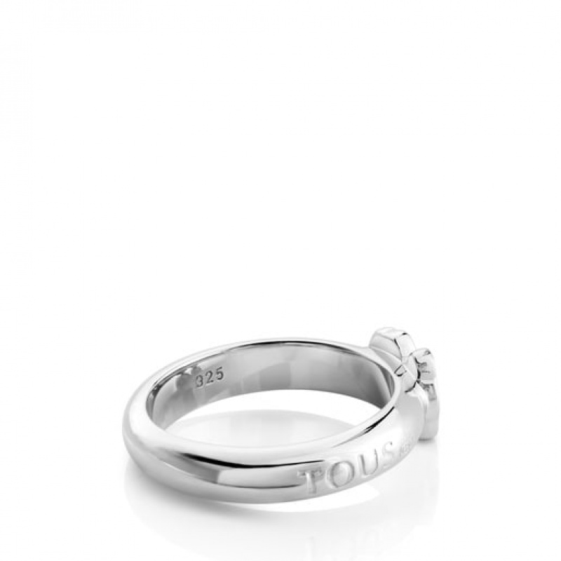 Tous Spinels Bear Motif Gen Ring Silber | Österreich-WFOQGL430