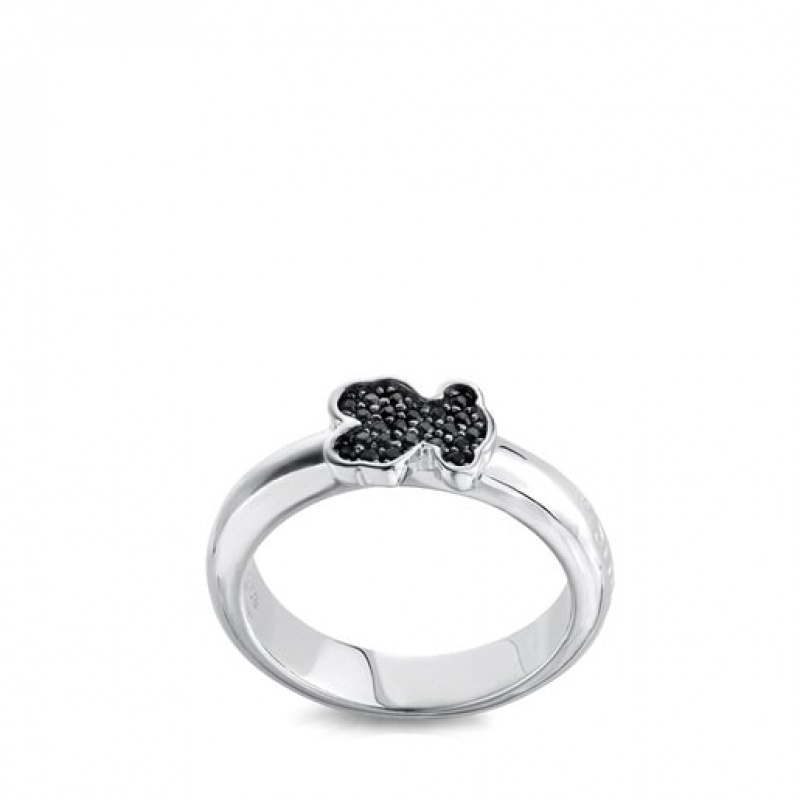 Tous Spinels Bear Motif Gen Ring Silber | Österreich-WFOQGL430