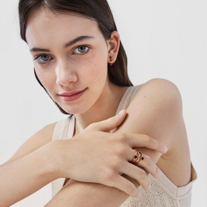 Tous Spinels Motif Ring Rosa Gold | Österreich-SIBXYA834