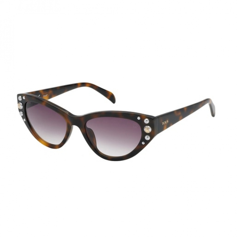 Tous Square Bear Sonnenbrille Braun Schwarz | Österreich-POJRHG912