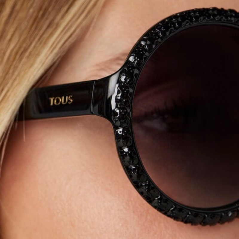 Tous Square Bear Sonnenbrille Schwarz | Österreich-UZNFWE051