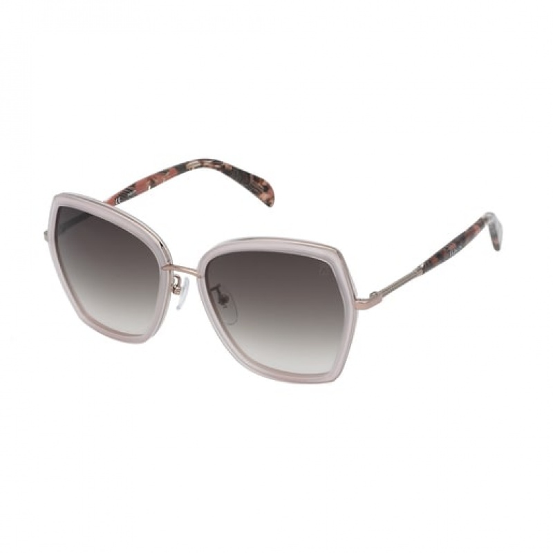 Tous Square Mesh Sonnenbrille Hellrosa | Österreich-AZKURD208